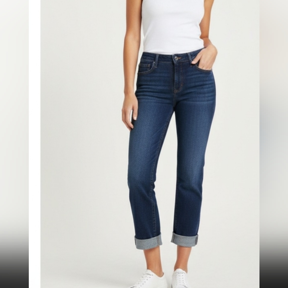 Lee Women's Dark Blue Straight Leg Jeans
